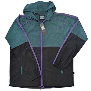 Giant -Green, Nylon, Water Resistant, Wind Proof Windbreaker. Medium. NWT